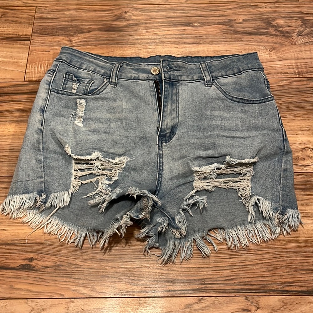 Denim shorts